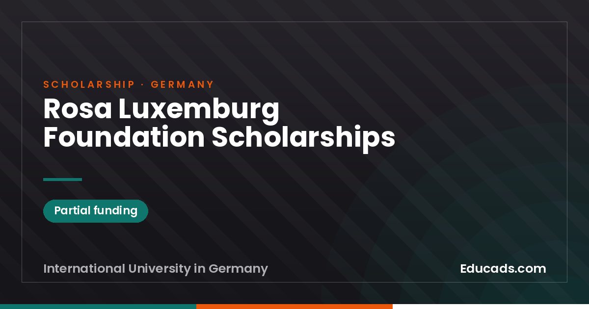 Rosa Luxemburg Foundation Scholarships scholarship