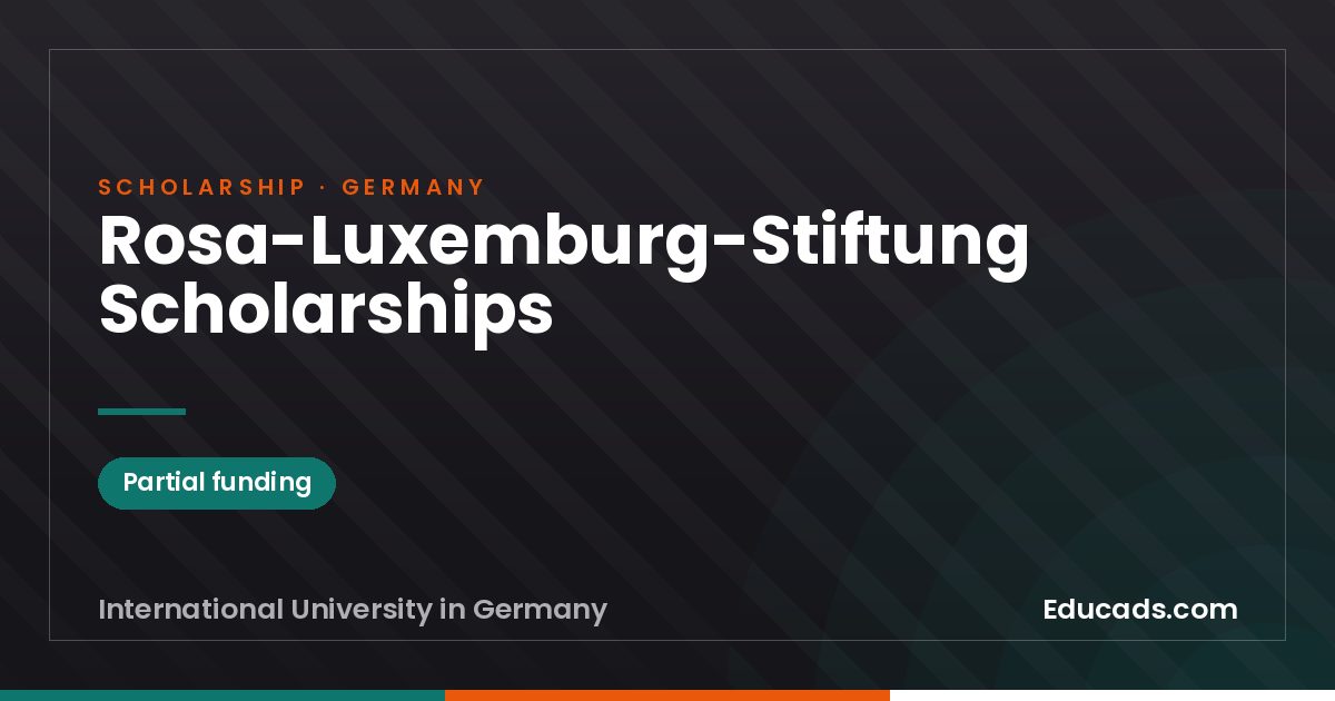 Rosa-Luxemburg-Stiftung Scholarships scholarship