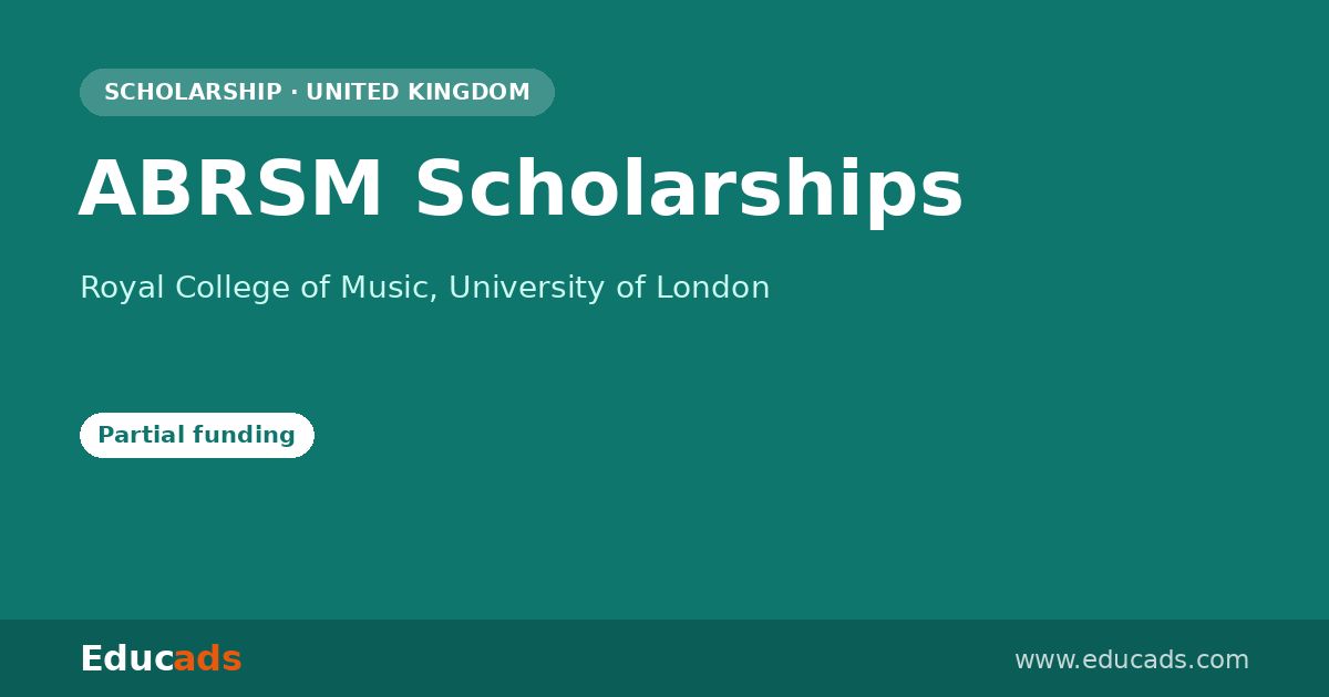 ABRSM Scholarships scholarship
