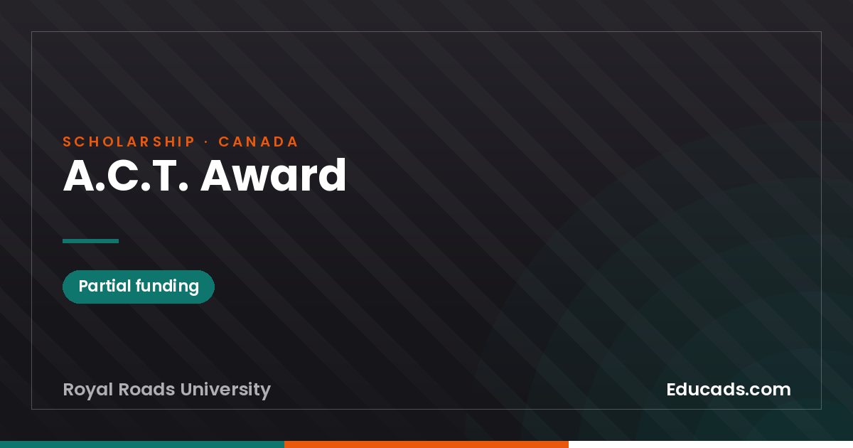 A.C.T. Award scholarship