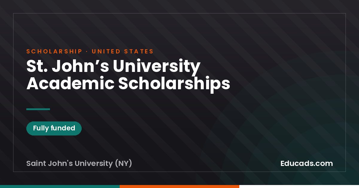 St. John’s University Academic Scholarships scholarship