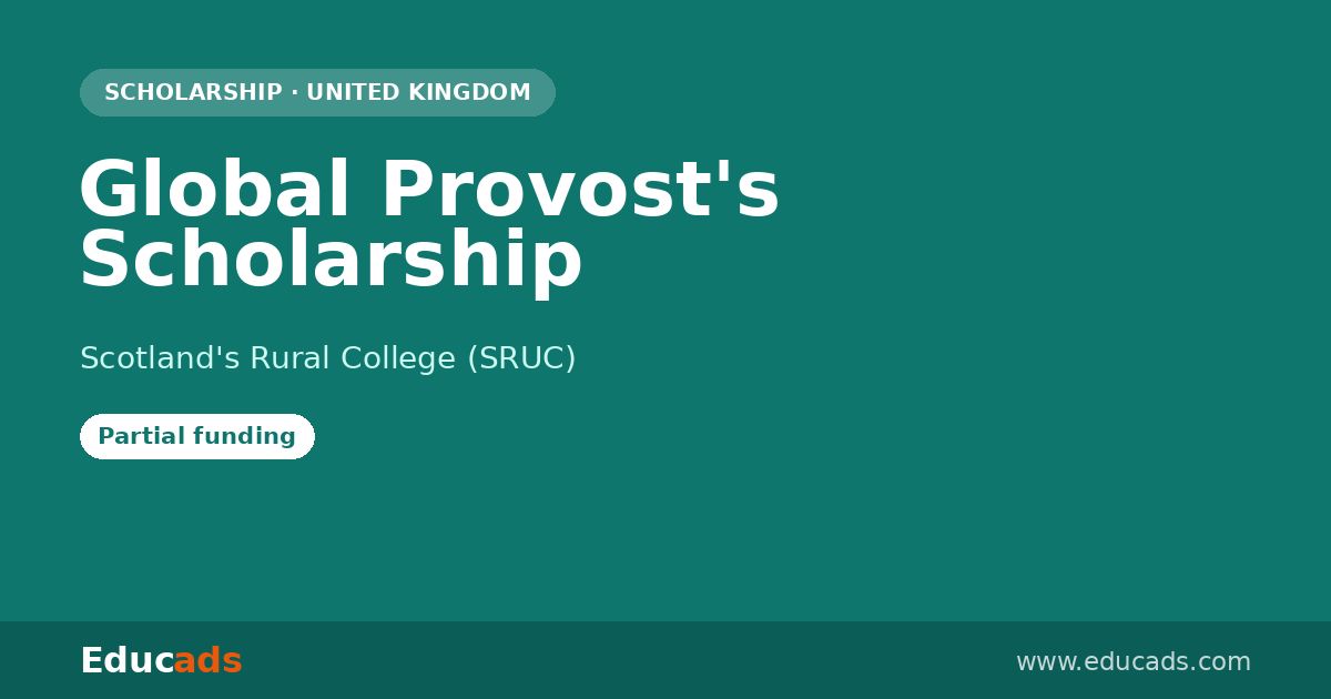 Global Provost's Scholarship scholarship