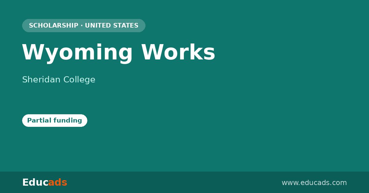 Wyoming Works scholarship
