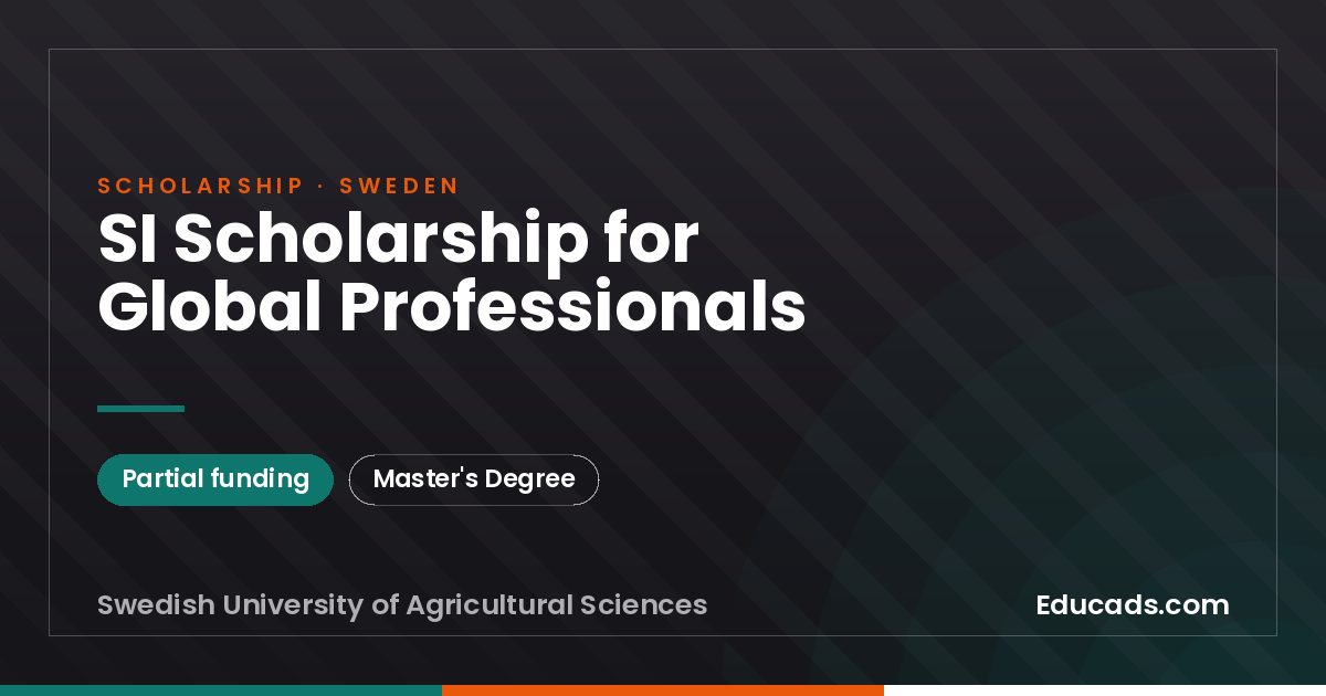 SI Scholarship for Global Professionals scholarship