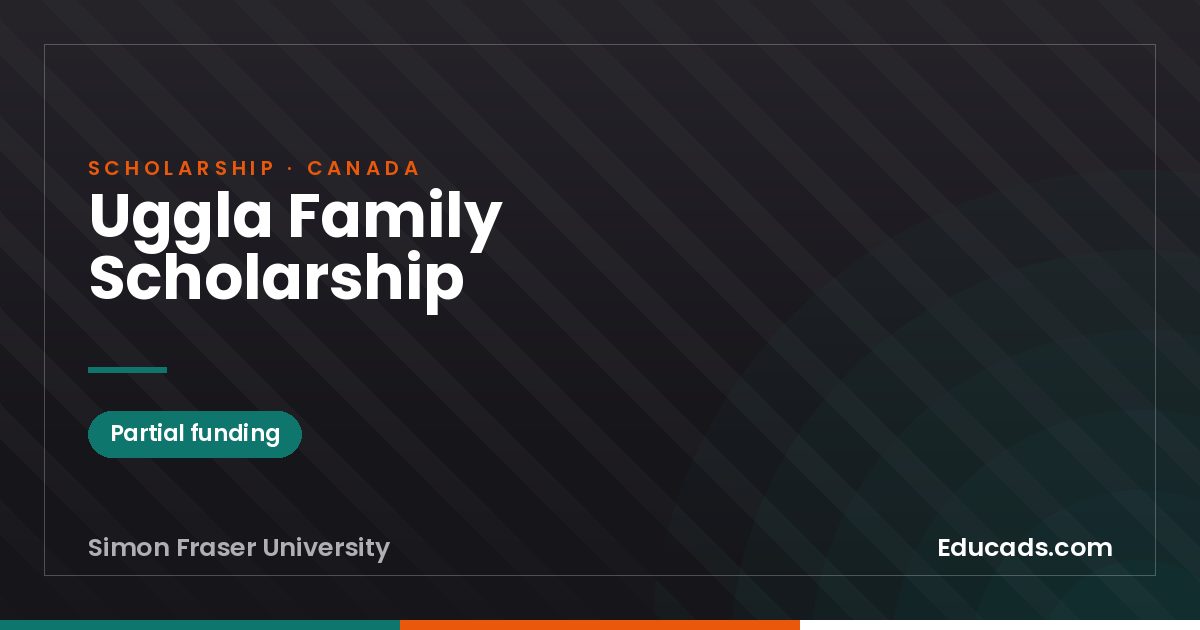 Uggla Family Scholarship scholarship