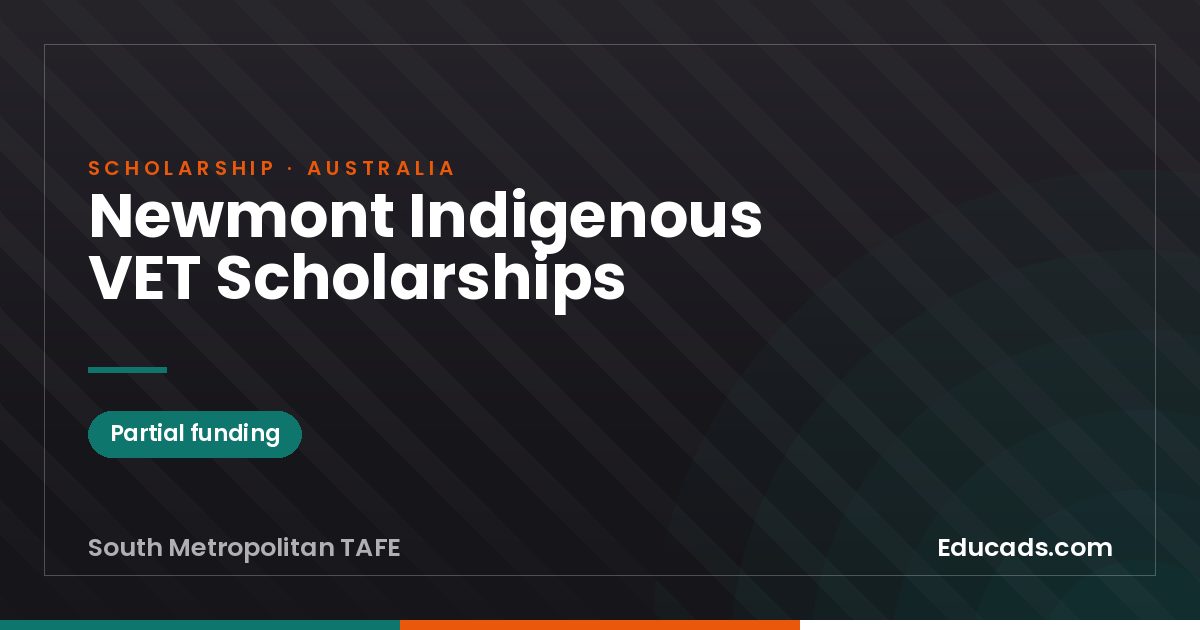 Newmont Indigenous VET Scholarships scholarship