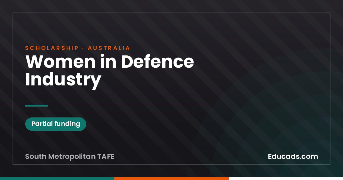 Women in Defence Industry scholarship
