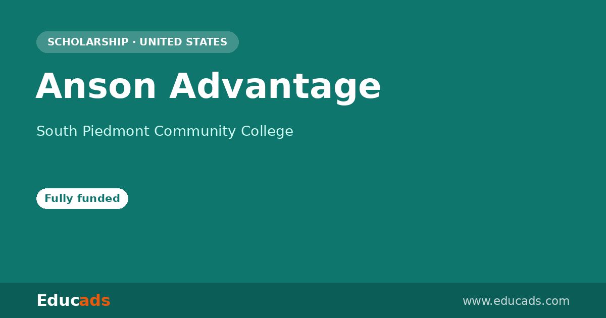 Anson Advantage scholarship