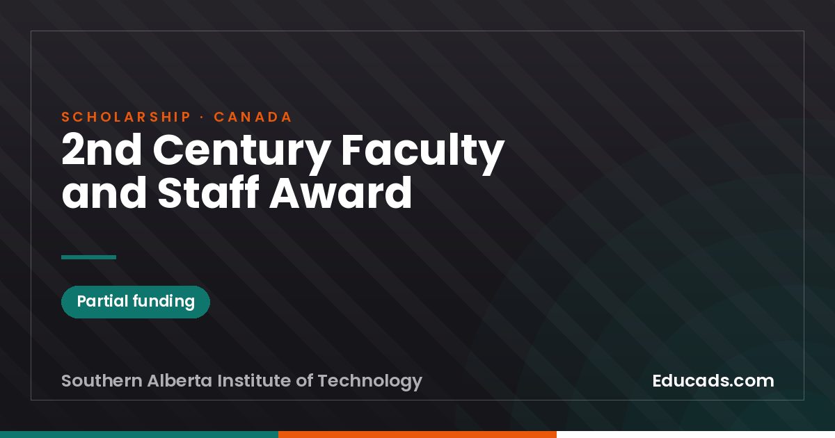 2nd Century Faculty and Staff Award scholarship