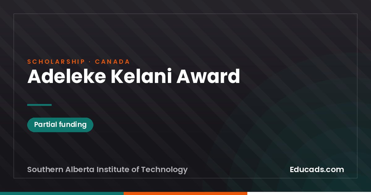 Adeleke Kelani Award scholarship