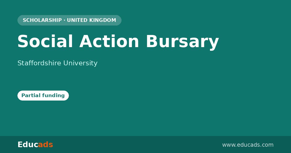 Social Action Bursary scholarship