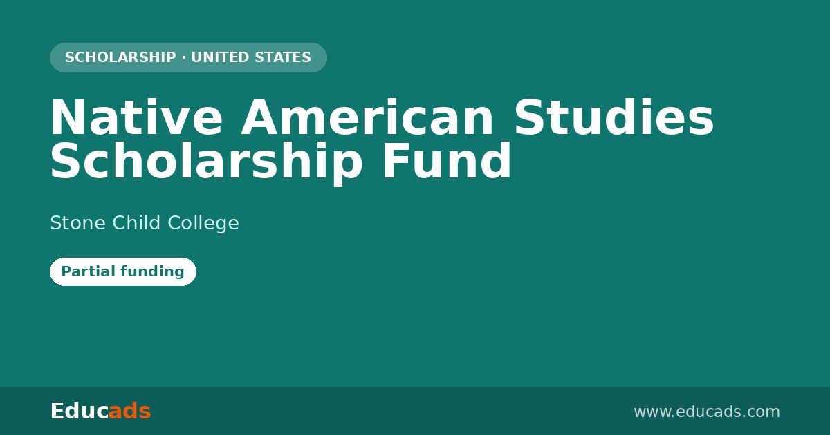 Native American Studies Scholarship Fund scholarship