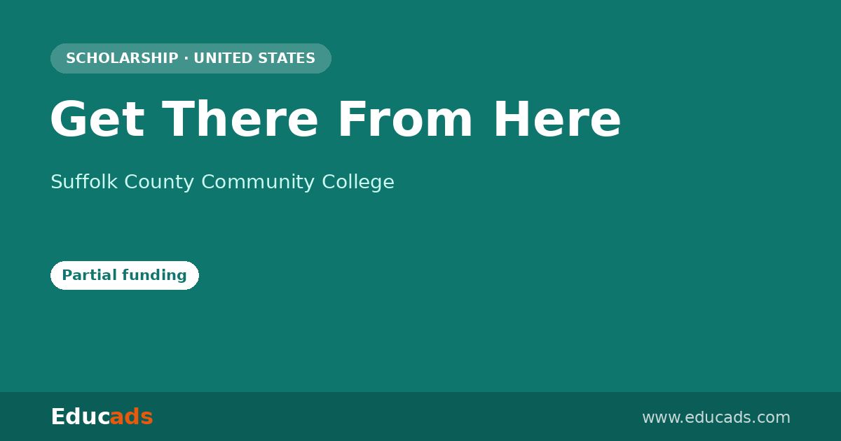 Get There From Here scholarship