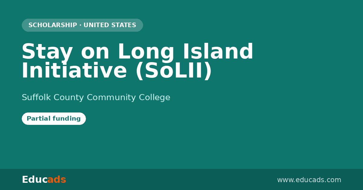 Stay on Long Island Initiative (SoLII) scholarship