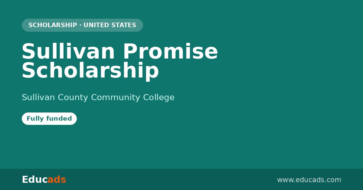 Sullivan Promise Scholarship scholarship