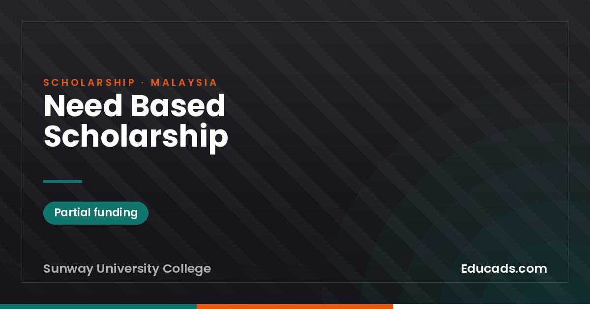 Need Based Scholarship scholarship