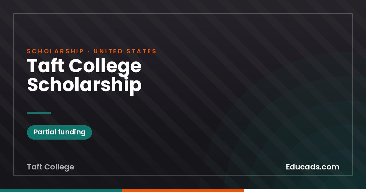 Taft College Scholarship scholarship