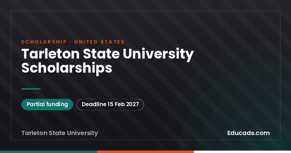 Tarleton State University Scholarships scholarship