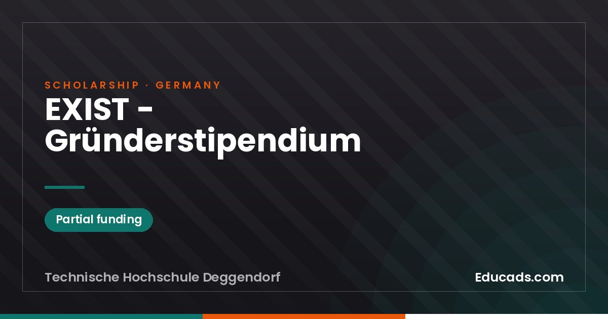 EXIST - Founder Scholarship scholarship