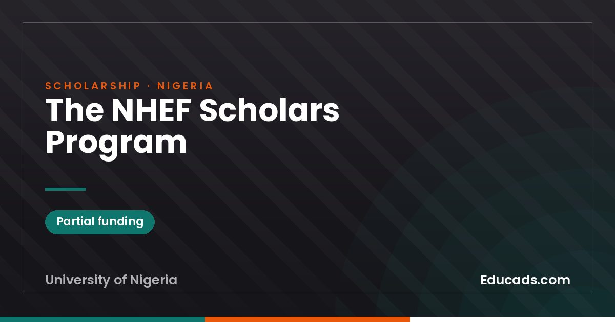 The NHEF Scholars Program scholarship