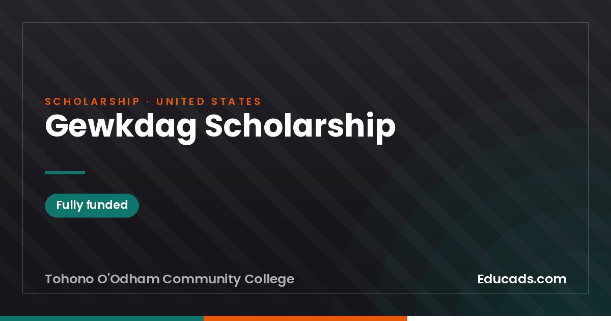 Gewkdag Scholarship scholarship