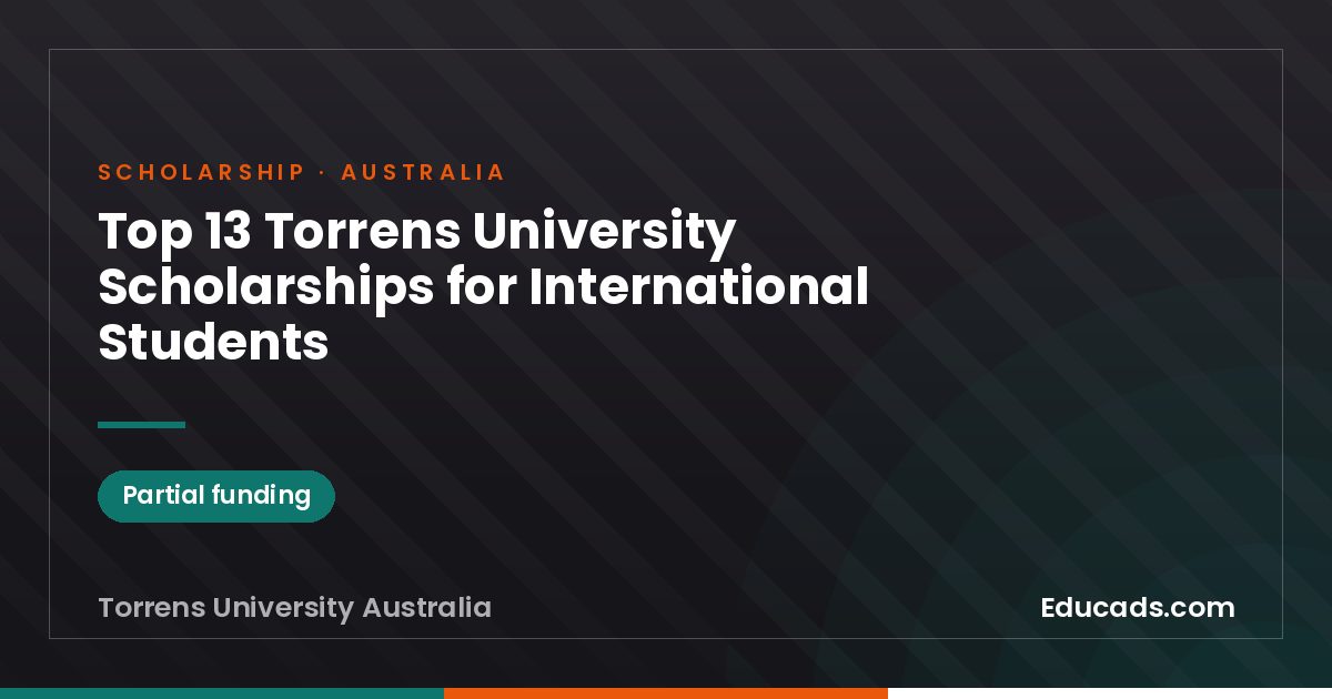 Top 13 Torrens University Scholarships for International Students scholarship