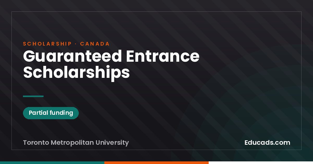Guaranteed Entrance Scholarships scholarship