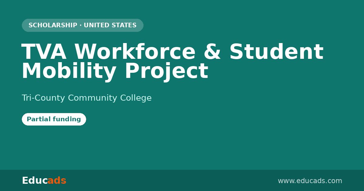 TVA Workforce & Student Mobility Project scholarship