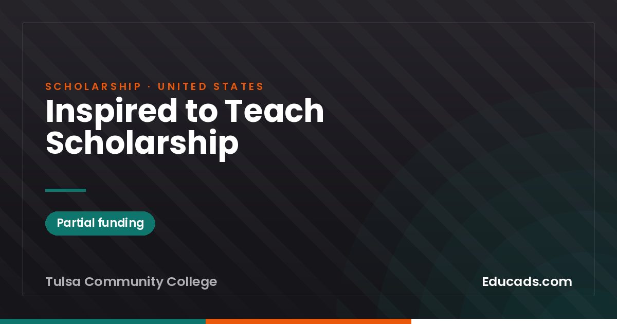 Inspired to Teach Scholarship scholarship