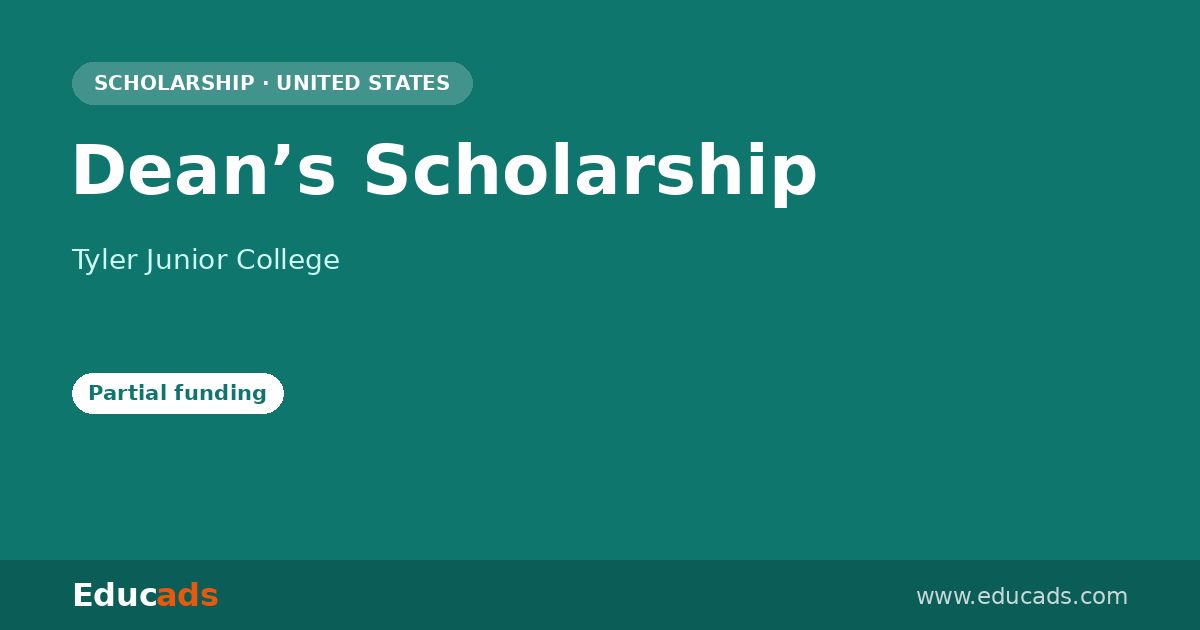 Dean’s Scholarship scholarship