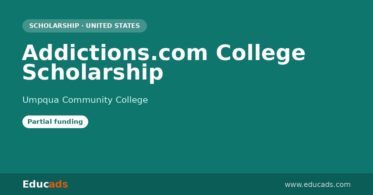 Addictions.com College Scholarship scholarship