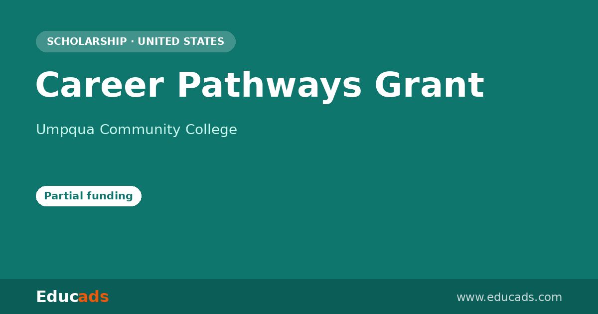 Career Pathways Grant scholarship