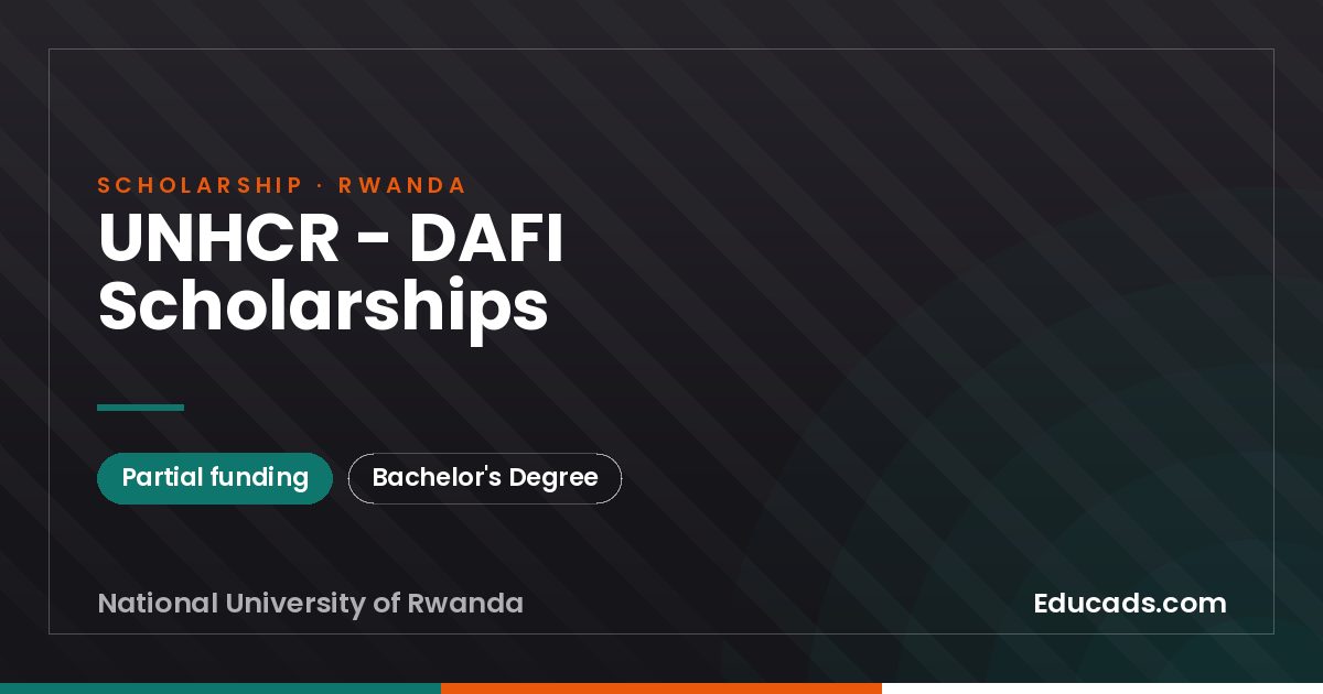 UNHCR - DAFI Scholarships scholarship