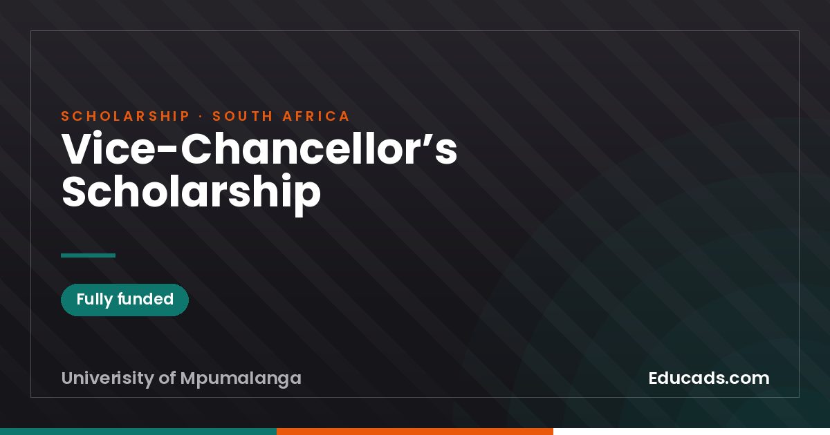 Vice-Chancellor’s Scholarship scholarship