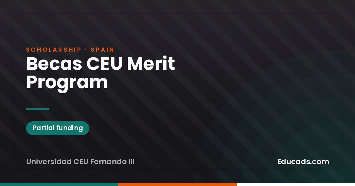 CEU Merit Program Scholarships scholarship