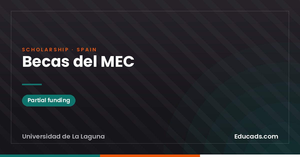 MEC Scholarships scholarship