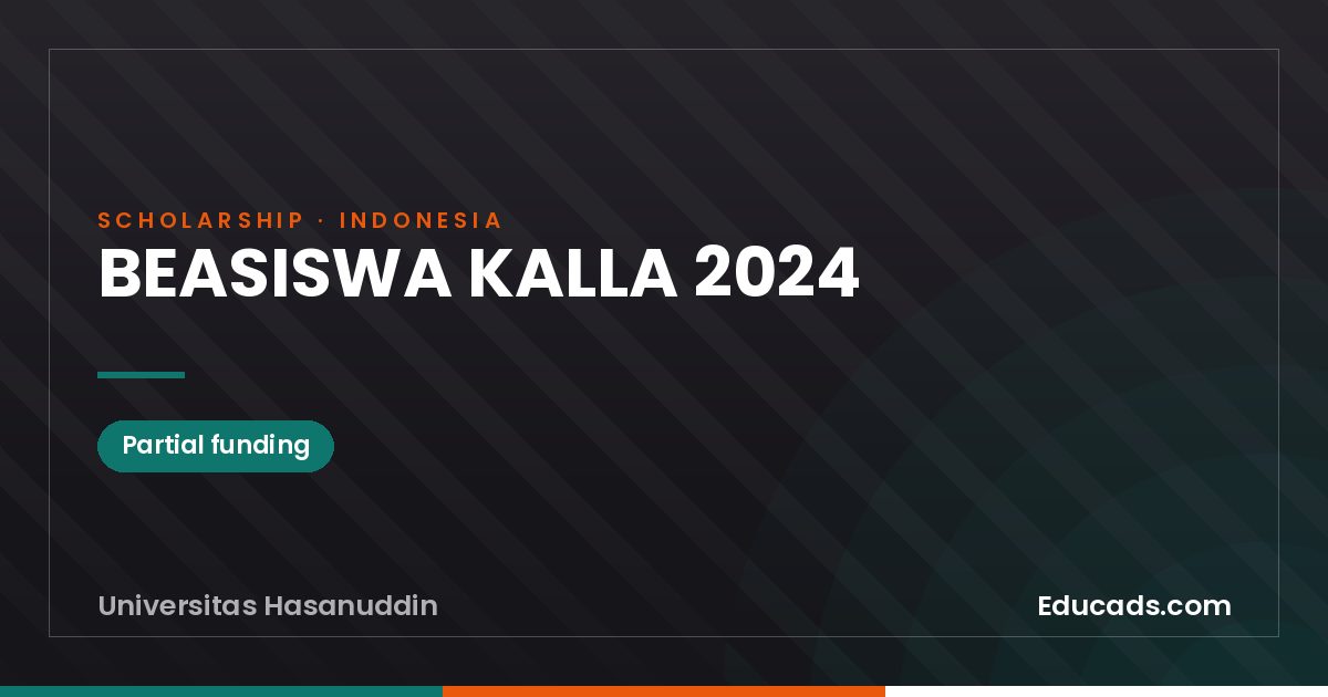 BEASISWA KALLA 2024 scholarship
