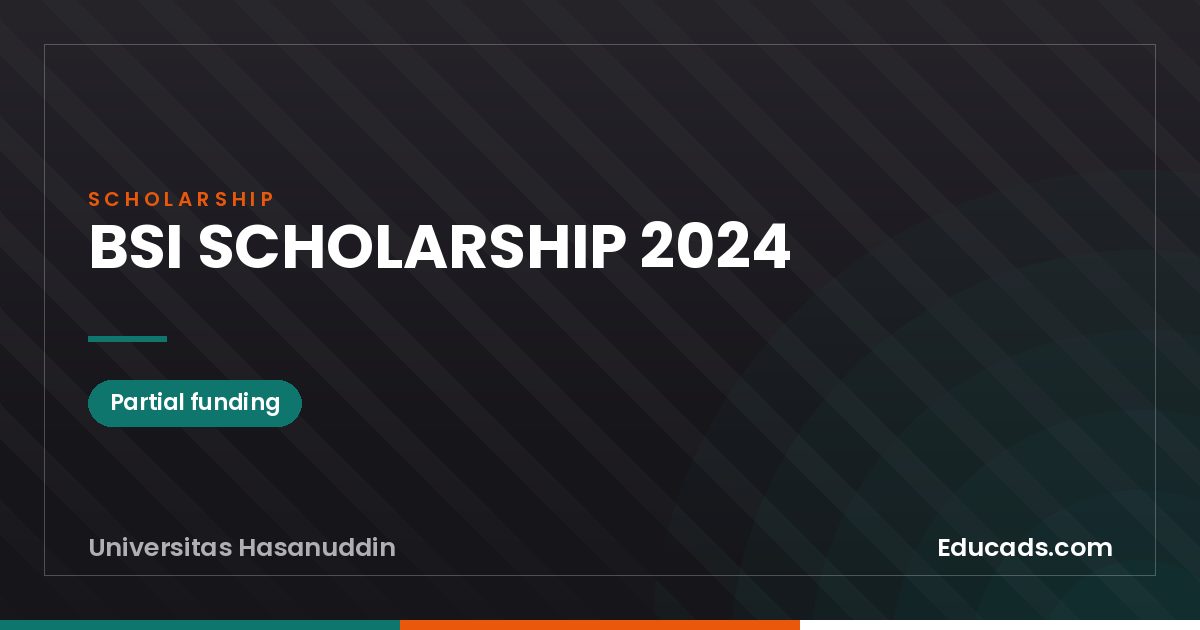 BSI SCHOLARSHIP 2024 scholarship