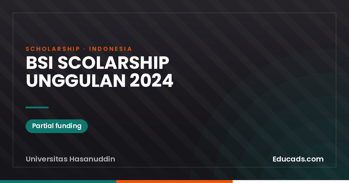 BSI SCOLARSHIP UNGGULAN 2024 scholarship