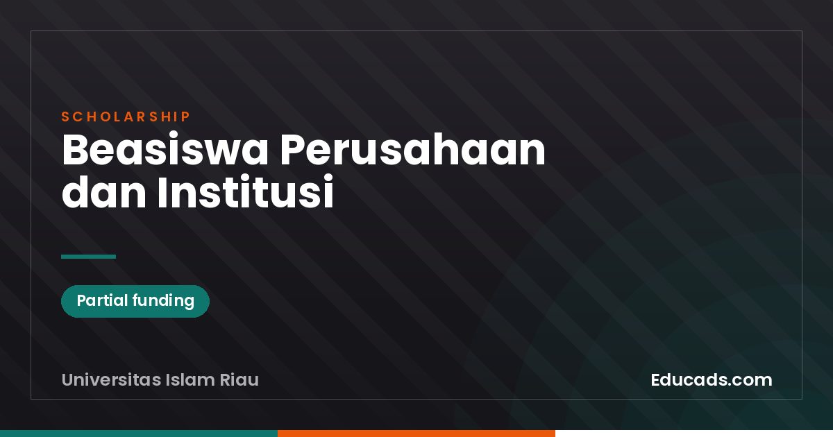 Beasiswa Perusahaan dan Institusi scholarship