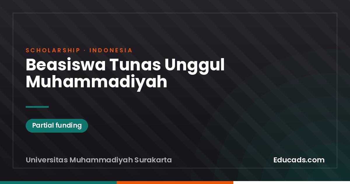 Beasiswa Tunas Unggul Muhammadiyah scholarship