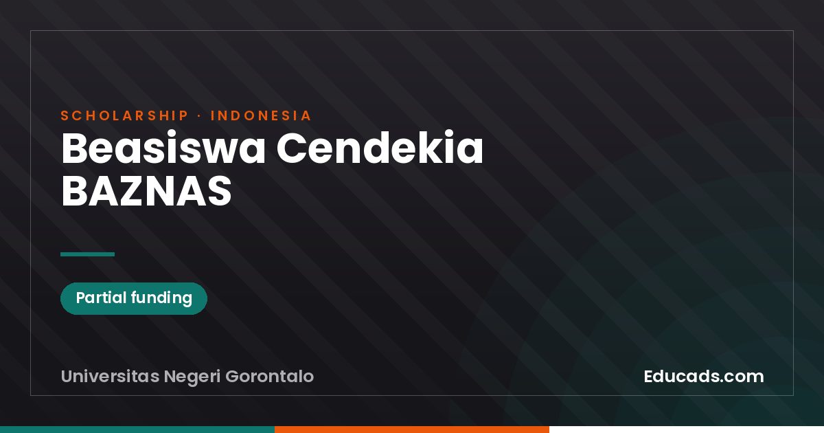 Beasiswa Cendekia BAZNAS scholarship