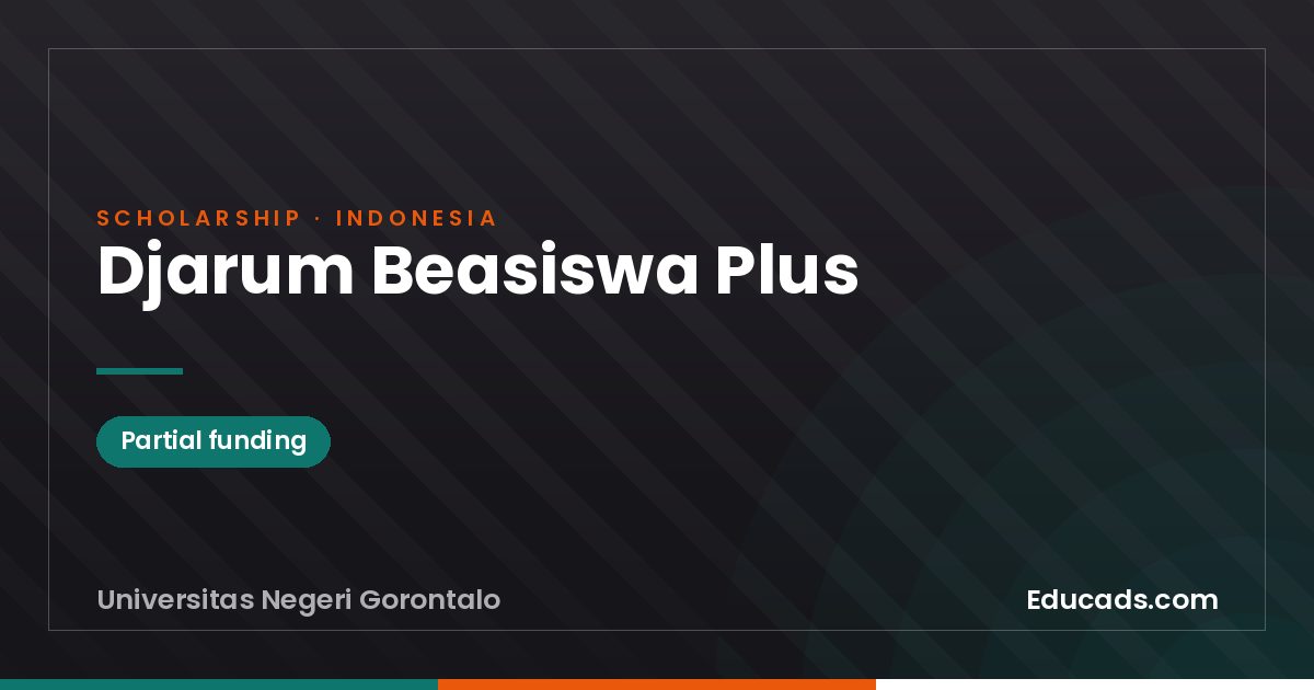 Djarum Beasiswa Plus scholarship