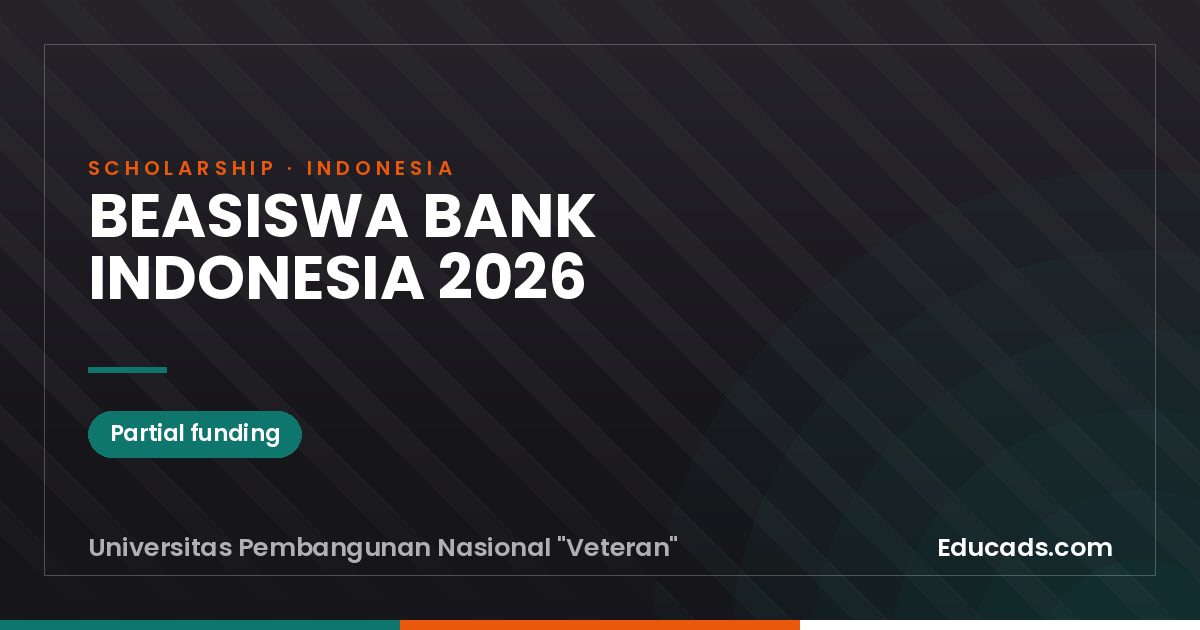 BEASISWA BANK INDONESIA 2026 scholarship