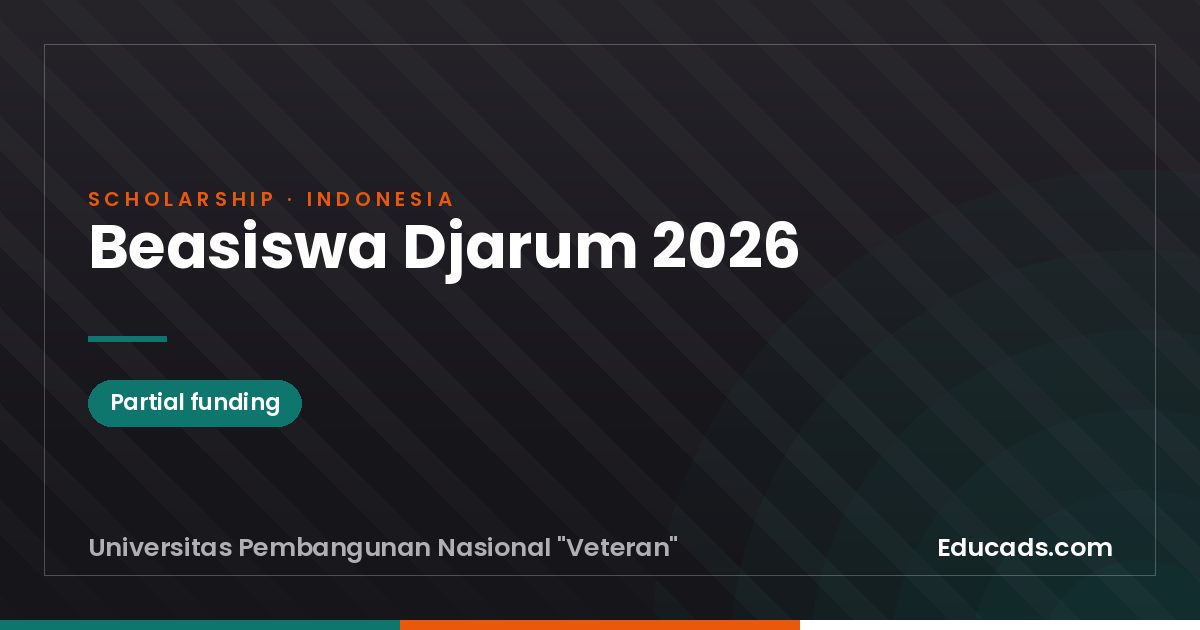 Beasiswa Djarum 2026 scholarship
