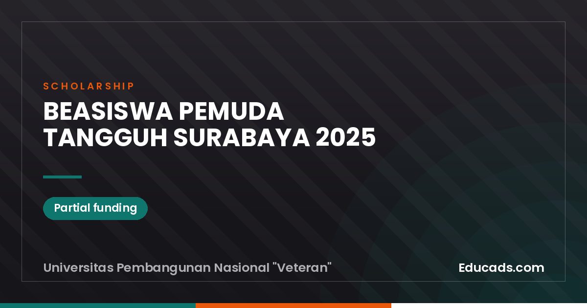 BEASISWA PEMUDA TANGGUH SURABAYA 2025 scholarship