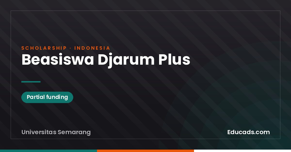 Beasiswa Djarum Plus scholarship