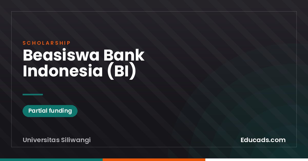 Beasiswa Bank Indonesia (BI) scholarship