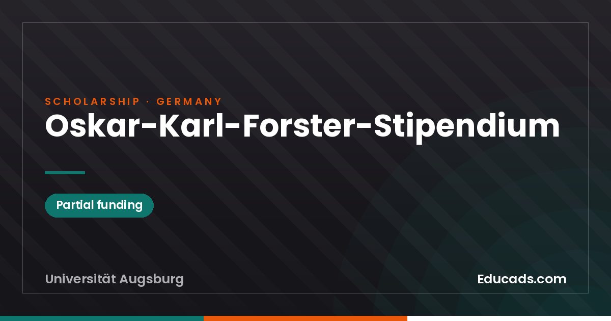 Oskar-Karl-Forster Scholarship scholarship