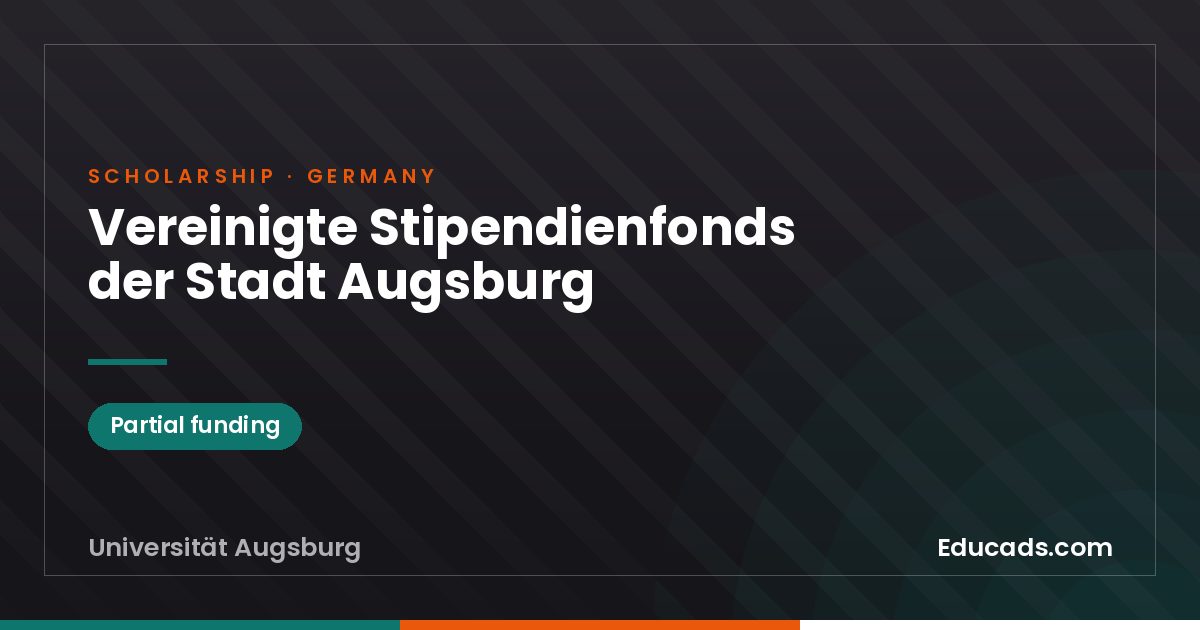 United Scholarship Funds of the City of Augsburg scholarship